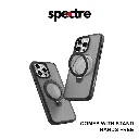 Stealth Case For iPhone 15 Pro With KickStand (Dark Blue)