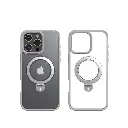 Stealth Case For iPhone 16 Pro Max With Kick Stand (Natural Titanium)