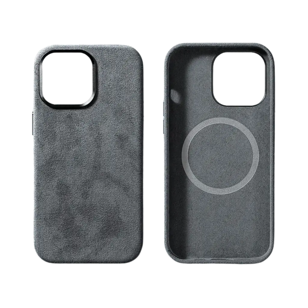 iPhone 15 Pro - Alcantara Case - Nardo Gray