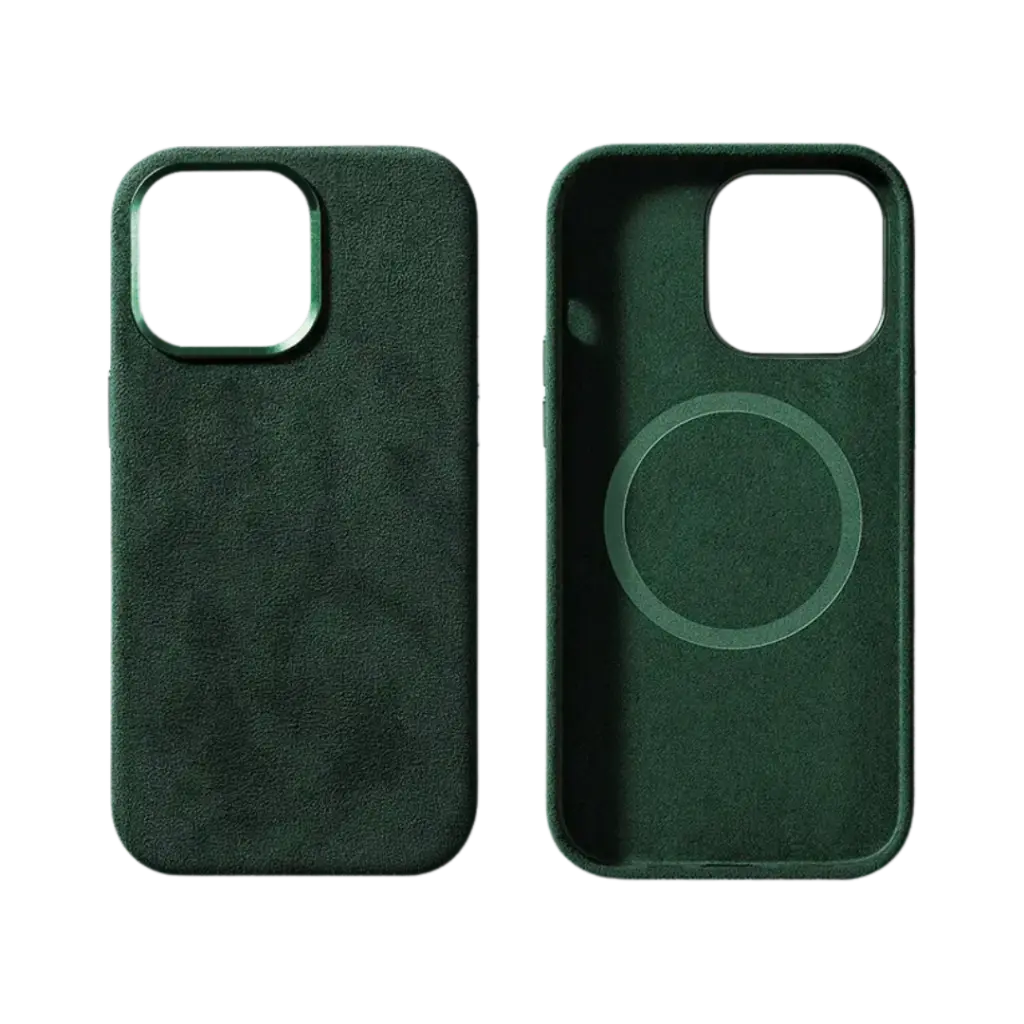iPhone 14 Pro Max - Alcantara Case- Midnight Green
