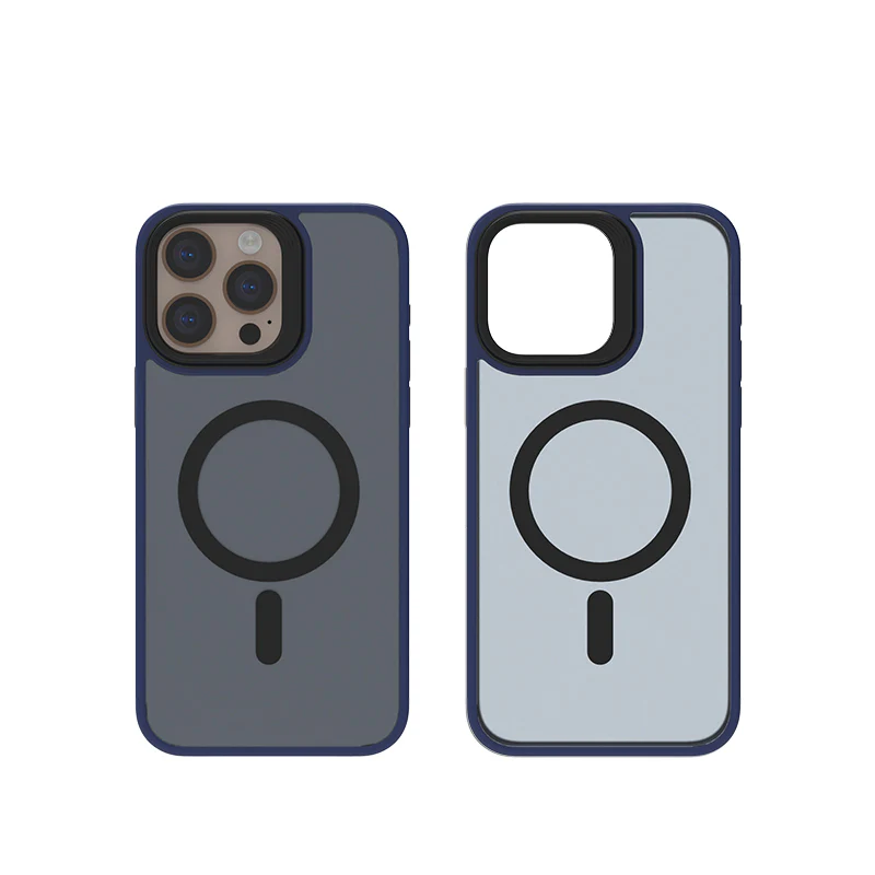 [SPCT-ST-IP15PM-DB] Stealth Case For iPhone 15 Pro Max (Dark Blue)