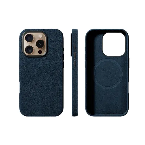 [MC-SBLIP16P-SPC] Phone 16 Pro - Alcantara Case - Ocean blue