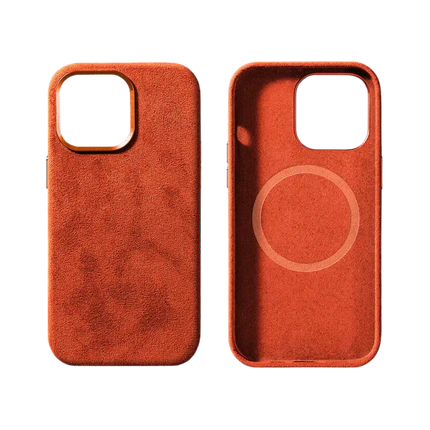 [MC-ORGIP14PM-SPC] iPhone 14 Pro Max - Alcantara Case - Orange
